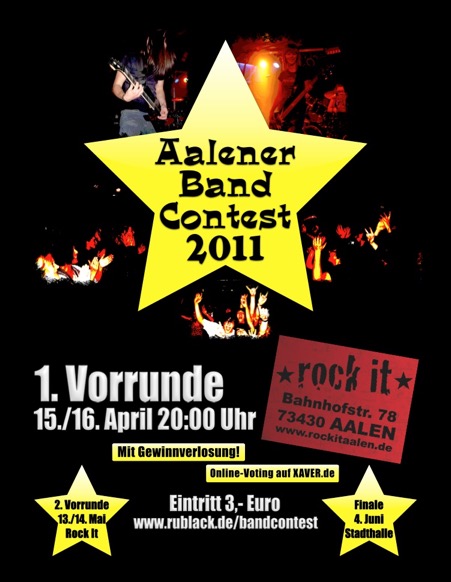 Aalener Band Contest 2011 - 1. Vorrunde