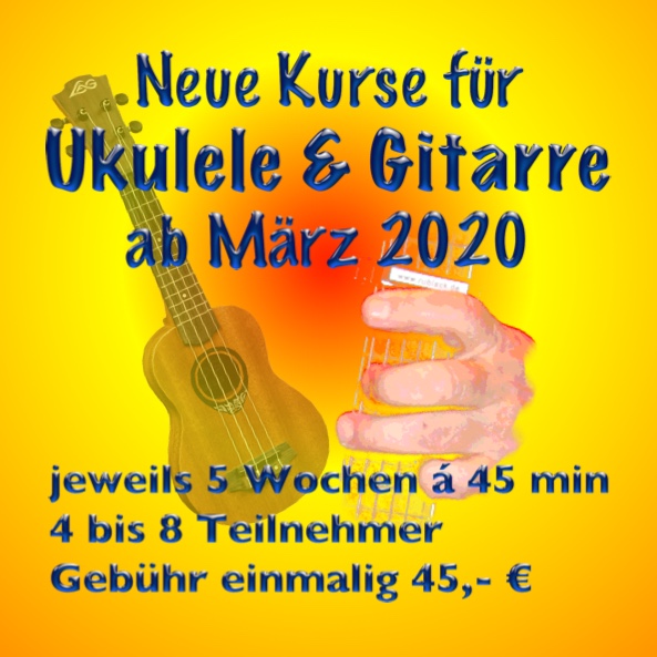 Neue Kurse ab März 2020 - Banner